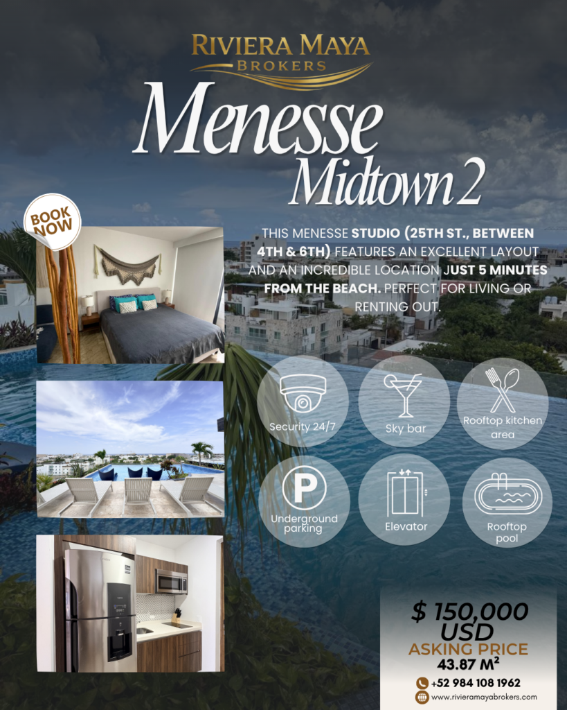Real estate advertisement for Menesse Midtown 2.