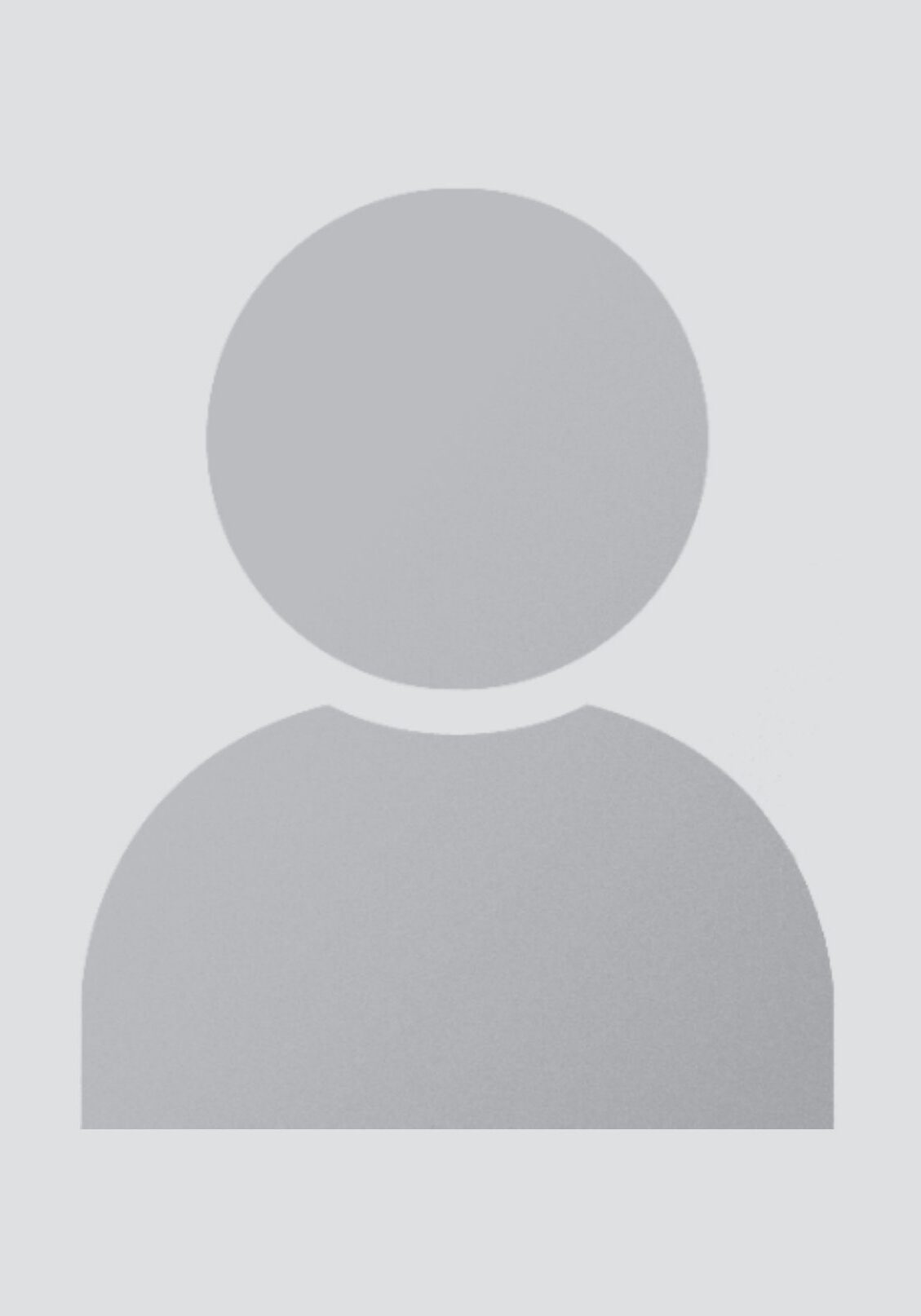 Gray profile silhouette avatar placeholder